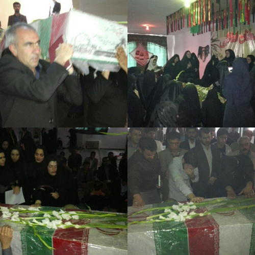 مراسم وداع با شهید گمنام در مرکز آموزش علمی کاربردی ایلام2